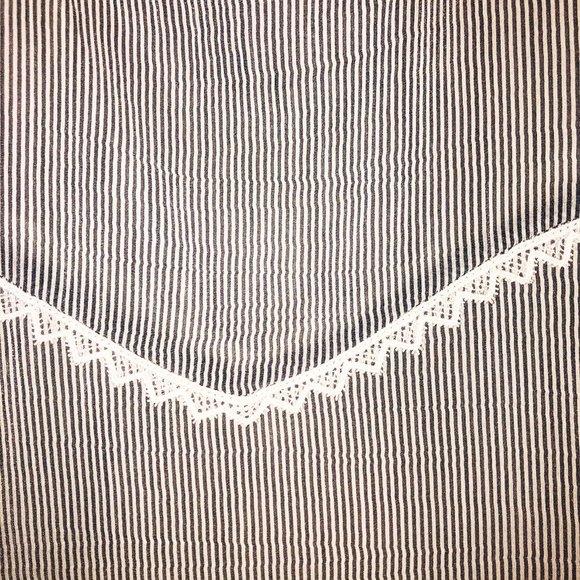 Rebecca Taylor Silk Appliqué Seersucker Sleeveless Dress Sz S Sundress - Picture 7 of 11